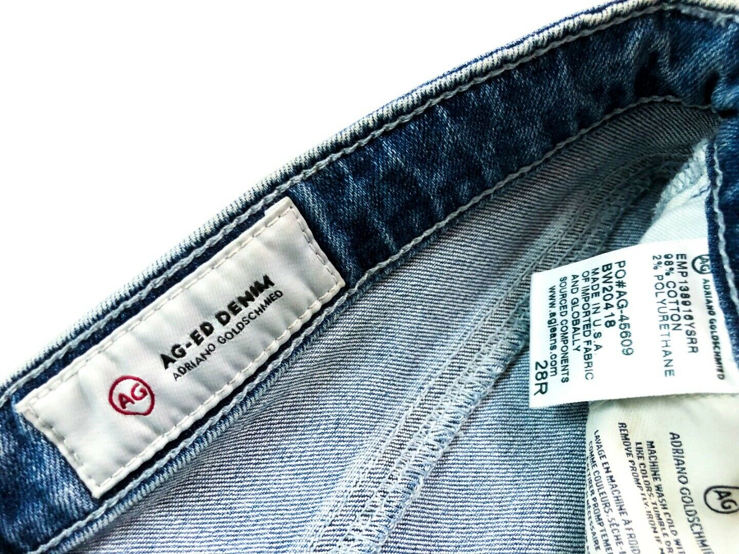 AG ADRIANO GOLDSCHMIED DISTRESSED MID 